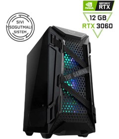 Resim ASUS Amd Ryzen 7 5700x / Rtx3060 12gb / 32gb Ddr4 3200mhz / 1tb 3500-2100/s Ssd / Oyuncu Masaüstü 