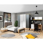 Resim Relax Genç Odası, Dolap, Karyola, Komodin, Çalışma Masası (441529491) 
