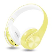 Resim Jingyi Macaron Stereo Kulaklık Bluetooth Kulaklık Kulaklık Kablosuz Handsfree Evrensel Iphone Huawei Xiaomi Samsumg Için Yeni Yıl Hediyesi (Yurt Dışından) 