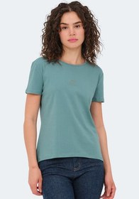 Resim Slazenger VIRAJ Kadın Tişört Su Yeşili 