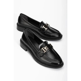 Resim Ellolita Luxury Shoes Cesi ortopedik Taban Deri Loafer 