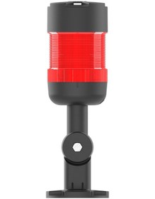 Resim Mesan Ø66 1 Kat Modüler Işıklı Kolon Multi Led Buzzer Devrilme Aparatlı Kırmızı 110-220vac Ms 82611.1.110-220vac 