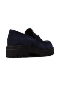 Resim Deery Kadın Hakiki Süet Lacivert Toka Detaylı Loafer - 02024zlcve01 Lacivert 