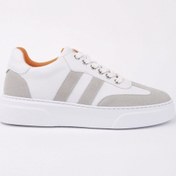 Resim Muggo Logan Kalın Taban Bağcıklı Erkek Günlük Sneaker Spor Ayakkabı Beyaz 