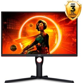 Resim Aoc 25G3ZM/BK 24.5" 0.5 MS 240 Hz HDMI DP Adaptive Sync Full HD Yükseklik Ayarlı VA Monitör 