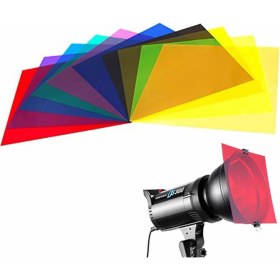 Resim Gdx Jelatin Filtre (Yeşil, Mavi, Kırmızı, Sarı, Mor) 