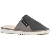 Resim soElite Kadife Önü Kapalı Yumuşak Tabanlı Yarı Deri Erkek Ev Misafir Terliği Çeyiz Bohça 