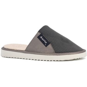 Resim soElite Kadife Önü Kapalı Yumuşak Tabanlı Yarı Deri Erkek Ev Misafir Terliği Çeyiz Bohça 