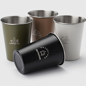 Resim Kırılmaz Paslanmaz Çelik İçecek Bardağı Yapışmaz Kaplama ile - Kırılmaz, BPA İçermeyen Tumbler Ev, Ofis ve Seyahat için - Mükemmel Doğum Günü Hediyesi 