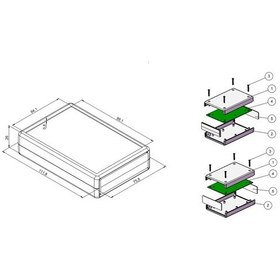 Resim Elektronik Proje Kutusu (Ölçüleri: 76X112X26Mm) - Siyah 