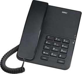 Resim Tm140 Siyah Analog Masa Üstü Kablolu Telefon 