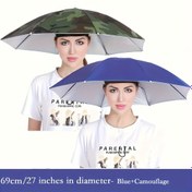 Resim 1/2 adet, Dış Mekan Etkinlikleri için Eller Serbest Şemsiye Şapka - UV Koruma, Ayarlanabilir Başlık, Kampçılık, Balıkçılık, Bahçe İşleri, Yürüyüş, Plaj için Hafif ve Rahat Tasarım 