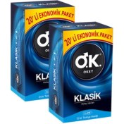 Resim Okey Prezervatif Klasik 20 Li Paket X 2 Adet 
