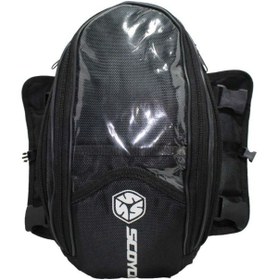 Resim ebakbak Motosiklet Depo Üstü Manyetik Çanta Impertex Omuz Taşıma Askılı Motor Çanta 