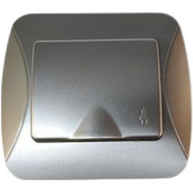 Resim Dmr Riva Silver gümüş-gri Kapaklı Topraklı Priz 