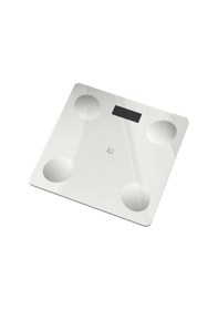 Resim Maiyame Akıllı Vücut Yağlığı Terazi - Mijia Uygulaması İle Tam Vücut Analizi, Bluetooth Senkronizasyonu, Usb Şarjlı, Beyaz, 26x26cm 