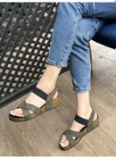 Resim Pierre Cardin Nubuk Dolgu Taban Kadın Sandalet 001 