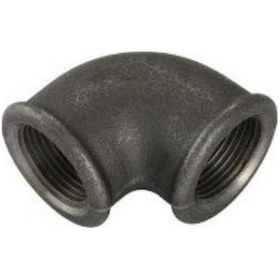 Resim 1/1/2 Dirsek Siyah Fittings 