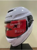 Resim Scoyco X507 Güneş Vizörlü Kapalı Motosiklet Kaskı Beyaz 