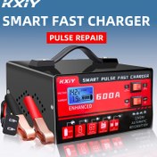 Resim Kixy 12V 24V Akıllı LCD Ekranlı Şarj Cihazı, Darbe Onarım & Sıcaklık Telafisi - 110V-240V AC, Aşırı Şarj/Kısık Devre Koruma, 4-300Ah Kurşun Asit Bataryalar için Otomatik Tanıma - Arabalar, Kamyonlar, Motosikletler, Botlar, Çim Biçme Makineleri, Şarj Edilebilir Batarya, Oto Bakımı, Kullanıcı Dostu Tasarım, Güvenli Şarj Cihazı 