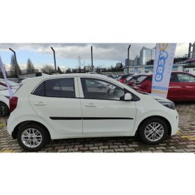 Resim Kia Picanto Yan Kapı Çıtası Kapı Koruma Bandı 4 Parça Kum Desen 