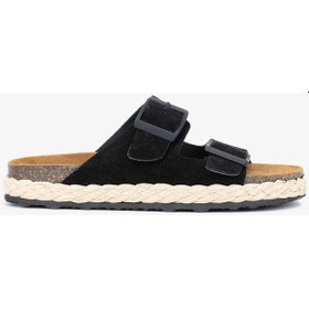 Resim Valmenti Simba Kadın Siyah Hakiki Deri Terlik 985 24-6601 Bn Trlk Y24 Siyah 