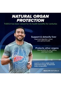 Resim Maxlife Naturals Tudca Liver Tauroursodeoxycholic Acid Bile Salts Gallbladder Support Digestive Bala 