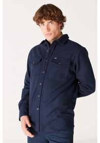 Resim Wrangler Regular Fit Lacivert Erkek Gömlek W232137410 001 