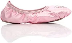 Resim BESPORTBLE Bale Dans Ayakkabıları Çocuk Terlikleri Bale Ayakkabıları Tam Taban Kız Dans Ayakkabıları Çocuklar Slayt Sandalet Çocuklar Terlikleri Tek Bale Ayakkabısı Pembe Payetler 