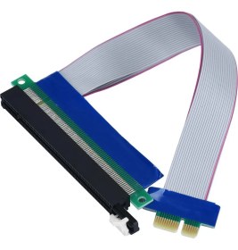 Resim Alfais 4907 Pci e Express 16x To 1x Pcie Yükseltici Çevirici Adaptör 