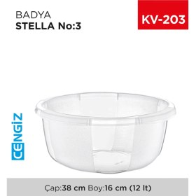 Resim Yuvarlak Şeffaf Badya 1 Adet 3 No ROYALEKS-E175 