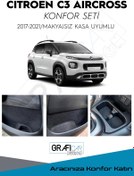 Resim GRAFICAR DESIGN Citroen C3 Aircross Konfor Seti-ıç Trim Kumaş Kadife Kaplama-ses Izolasyon 2017-2021/makyajsız 