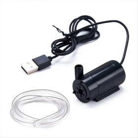 Resim Empoorlium USB Dalgıç Pompa 1m Kablo Dc Düşük Voltajlı Ultra Sessiz Mini Küçük Su Pompası 5V Akvaryum Için Dalgıç Pompa (Yurt Dışından) 