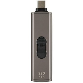 Resim Transcend TS1TESD330C 1TB Type-C 10Gbps Gizlenebilir Başlıklı Taşınabilir Metal Kasa SSD 