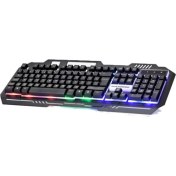 Resim Hadron HD863 Kablolu Metal Rgb Işıklı Oyuncu Gaming Klavye 