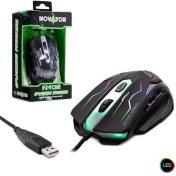 Resim Novator N-102 Kablolu Oyuncu Mouse 2000 Dpi Ledli 
