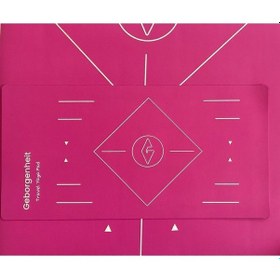 Resim Geborgenheit Travel Serisi Kauçuk Poliüretan Pilates Yoga Matı Fuşya 