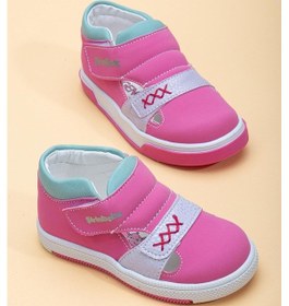 Resim Şirinbebe Şiringenç Dikiş Detaylı İki Cırtlı Fuşya Kız İlkadım Bebek Çocuk Ayakkabısı-2885-fuşya Fuşya 