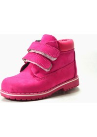 Resim Pinky Pinky Deri Pembe Kız Bebek Çocuk Bot 