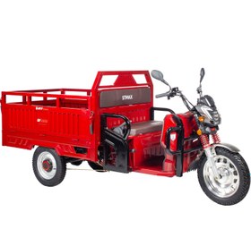 Resim Stmax Gf5000 3 Tekerli Kasalı Elektrikli Moped - Kırmızı 