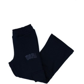 Resim U.S. Polo Assn. Kız Çocuk Lacivert Cep Detaylı Parlak Baskılı Eşofman Altı 50316892-VR033 