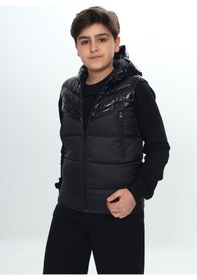 Resim Toontoy Kids Toontoy Erkek Çocuk Parlak Görünümlü Şişme Yelek Siyah 