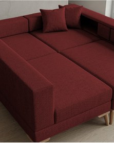 Resim Zeri Modüler Koltuk & Kanepe - Bordo - 173 Bordo 