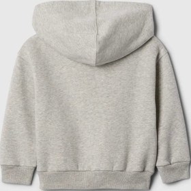 Resim Gap Bebek Kapüşonlu Sweatshirt Gri - 2 Yaş 