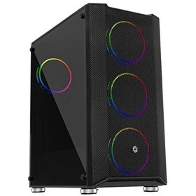 Resim Frisby Fc-9405g Panda Gaming Kasa (double Slim Ring Rgb Fan 650w 80 ) 