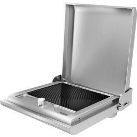 Resim Antiq Gusto Serisi Tek Grill Camlı Inox Elektrikli Barbekü 