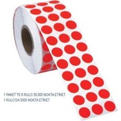 Resim Tanex Işaretleme Nokta Etiketi 10M 5000Adt Kır. Nokta Etiket 