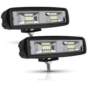Resim Knmaster Twiner 60W Motosiklet / Off Road Led Sis Farı 