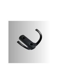 Resim Noktalı Metal Askı Şık Portmanto Askılık Dolap Mobilya Askısı Vidalar Dahil Siyah 