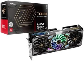Resim ASRock AMD Radeon RX 9070 XT Taichi 16GB OC ARGB - 16GB GDDR6, 256-bit, 1 x HDMI, 3 x DisplayPort GPU Ekran Kartı 